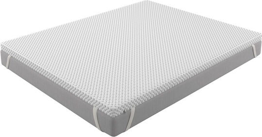 Greco Strom Ανώστρωμα Viscoool Μονό Memory Foam με Αποσπώμενο Κάλυμμα 90x190x5εκ.