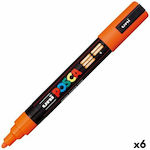 BigBuy Acrylic Marker Orange 1pcs