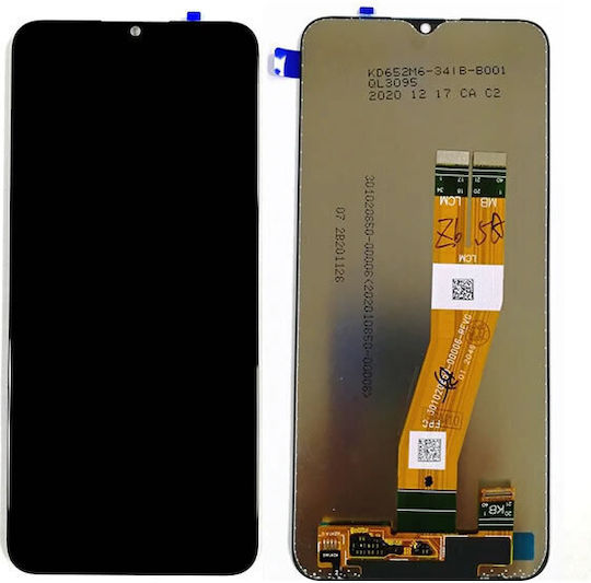 O ecran Lcd cu Mecanism Tactil pentru Galaxy A02s (Negru)