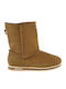 Seneo Casual Mid W Suede Women's Ankle Boots Brown