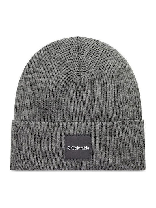 City Trek Heavyweight Beanie Unisex Σκούφος Πλεκτός σε Γκρι χρώμα
