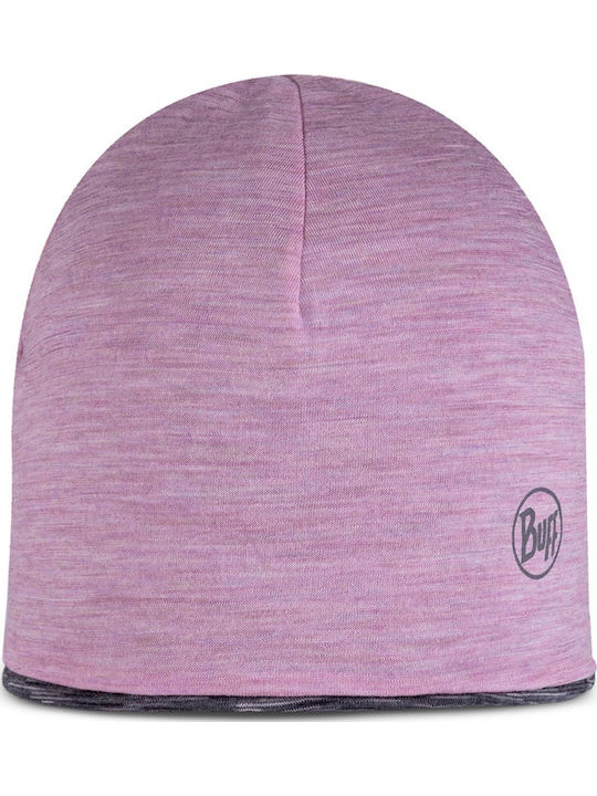 Beanie Unisex Wendbar Beanie Gestrickt in Rosa Farbe