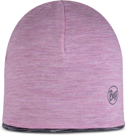 Beanie Unisex Wendbar Beanie Gestrickt in Rosa Farbe