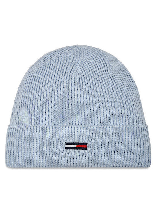 Tommy Hilfiger Beanie Unisex Beanie Knitted in Blue color