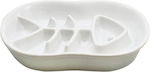 Nobby Ceramic Bowl Food for Cat 500ml in White Color 21926