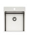 Karag Compass 400 Ένθετος Νεροχύτης Inox Μ44xΠ51cm Ασημί