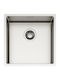 Karag Esprit 400 Ένθετος Νεροχύτης Inox Μ44xΠ44cm Ασημί