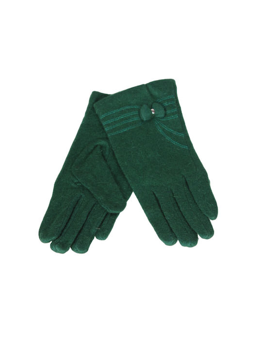 Grün Wolle Handschuhe