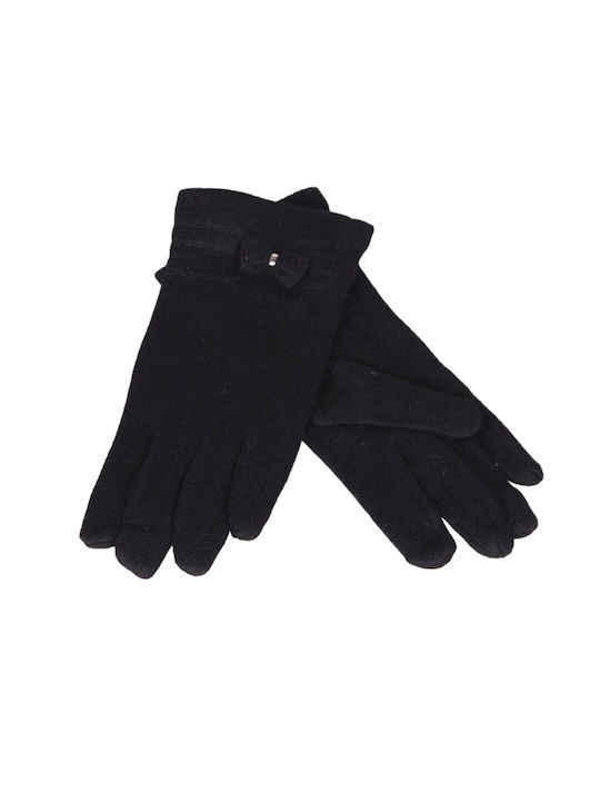 Schwarz Wolle Handschuhe