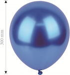 Set of 4 Balloons Latex Blue