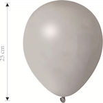 Set of 20 Balloons Latex Gray