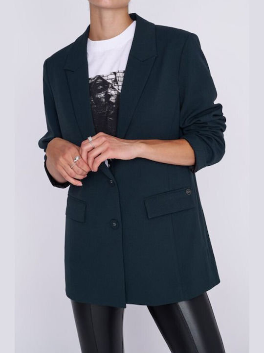 Ale - The Non Usual Casual Long Women's Blazer Cypress