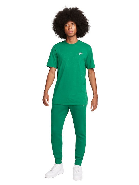 Nike Club Men's Fleece Sweatpants with Rubber Malachite