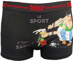 Retro Asterix Мъжки боксерки 1Опаковка Black
