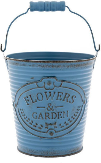 Iliadis Flowers Garden Planter Metal Bronze 12x12x13cm.