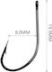 Tpster Fishing Hooks Set 8pcs No13
