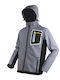 Topmaster Μπουφάν Εργασίας Softshell με Κουκούλα Γκρι
