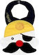 Baby Bibs Лигавник Текстил с бутон Синьо