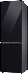 Samsung Bespoke Ψυγειοκαταψύκτης Total NoFrost Υ203xΠ59.5xΒ65.8εκ. Μαύρος