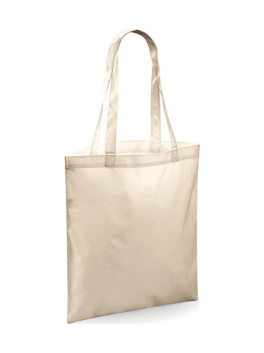 BagBase Τσάντα για Ψώνια σε Μπεζ χρώμα