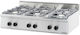 Vimitex 206ST LPG Cooktop Sextuple 42kW 120x70x25cm With Thermocouples