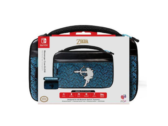 PDP Sheikah Shoot Glow in the Dark Switch Carrying Case Black