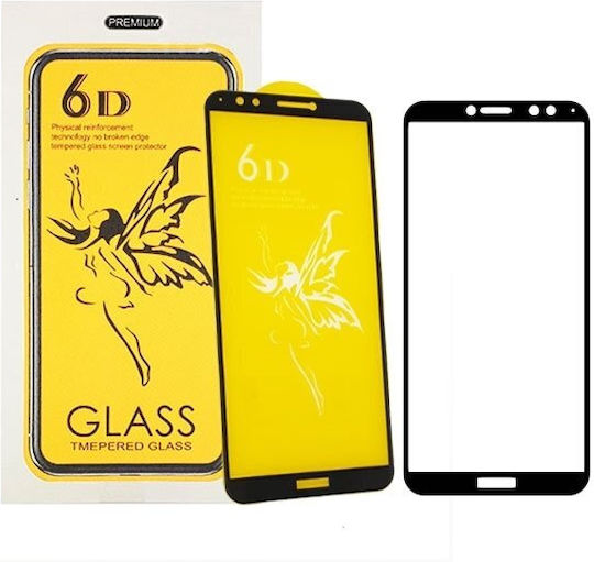 0.3mm Full Glue Full Face Tempered Glass Μαύρο (Honor 7A)