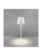 Century Table Lamp LED with White Shade and Base