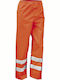 Result Reflectorizant și Impermeabil Pantaloni de Lucru Portocaliu