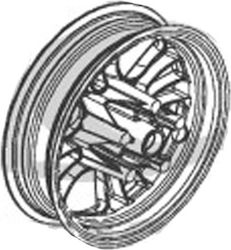 Kymco Motorcycle Front Rim 44601-LGR5-E10-NEA