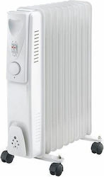 Polux Oil Filled Radiator with 9 Fins 2000W