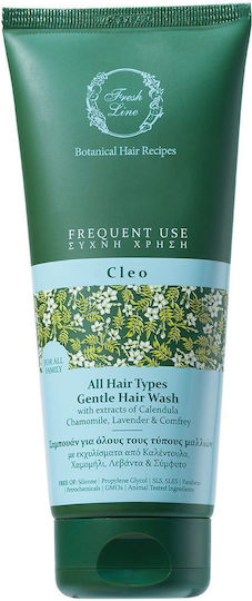 Fresh Line Cleo Σαμπουάν για το Ευαίσθητο Τριχωτό για Όλους τους Τύπους Μαλλιών 200ml
