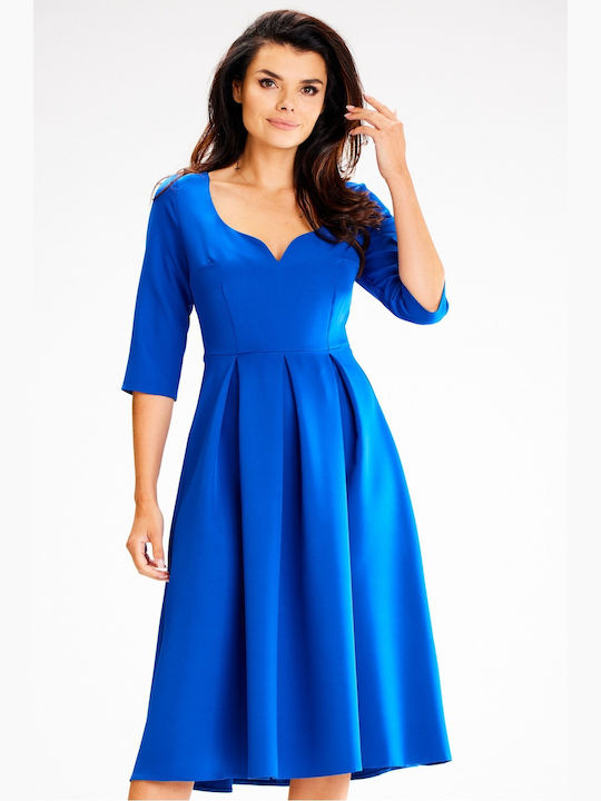 Awama Mini Kleid Blau