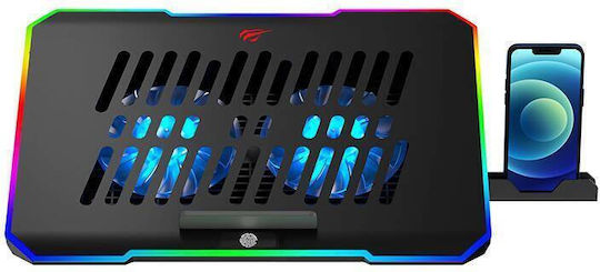 Havit Pad De Răcire Pentru Laptop Până La 16" Cu 2 Ventilatoare F2069