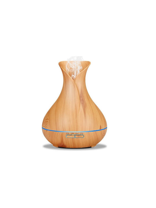 Lumini LED Dispozitiv de aromaterapie Ultrasonic cu telecomandă și temporizator Maro 550ml 31299354