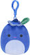 Jazwares Μπρελόκ Bluby The Blueberry Υφασμάτινο Μπλε