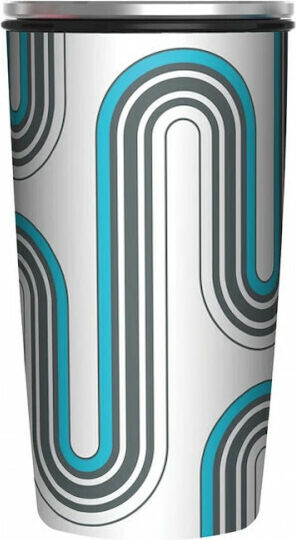 Chic Mic Design Ποτήρι Θερμός Ανοξείδωτο BPA Free 425ml Πολύχρωμο με Επιστόμιο