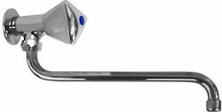 Cima Kitchen Faucet Wall Silver