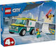 LEGO City Emergency Ambulance And Snowboarder για 4+ Ετών 79τμχ