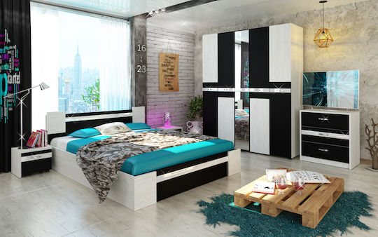 Bedroom Furniture Set Stillo-smart Home 160x200cm 3pcs