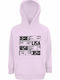 Kinder-Sweatshirt mit Kapuze und Taschen Creamy Pink Blackpink The Band, Kpop, Members Fanart Design
