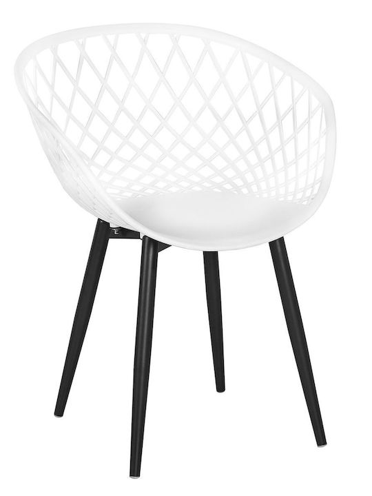 Outdoor-Sessel Polypropylen Rex Black, White 62...
