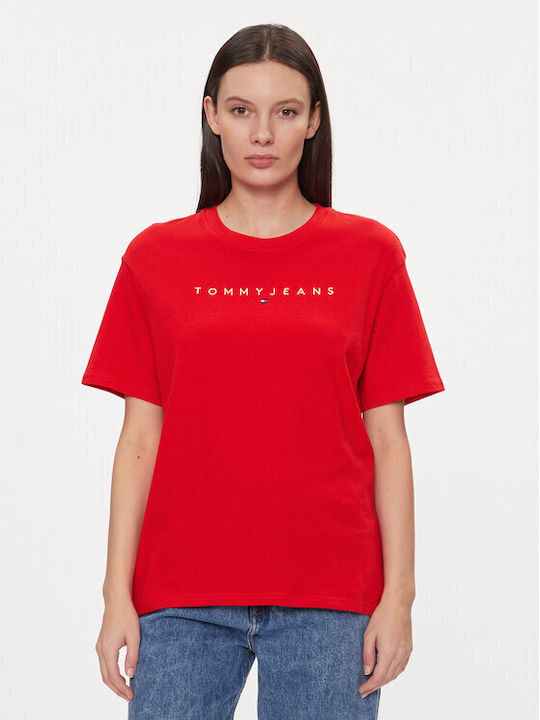 Tommy Hilfiger Women's T-shirt Red