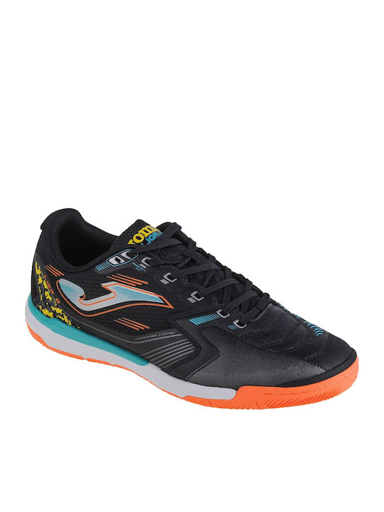 Joma Liga5 Ποδοσφαιρικά Παπούτσια Σάλας IN Μαύρα
