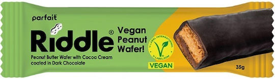 Parfait Riddle Bar with 9.7gr Protein & Flavor Peanut Butter Dark Chocolate 35gr