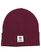 Franklin & Marshall Beanie Beanie Knitted in Fuchsia color