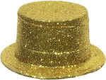 Semi-high Carnival Hat Gold 1pcs