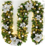 Lighted Christmas Garland Green 1pc