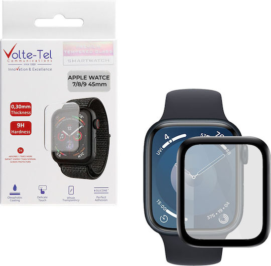 Volte-Tel 0.30mm Tempered Glass για το Apple Watch 45mm 1τμχ