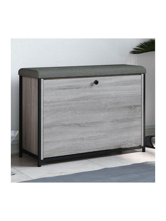 Mobilier de hol cu dulap pentru pantofi și bancă Sonoma Gray 82x32x56buc